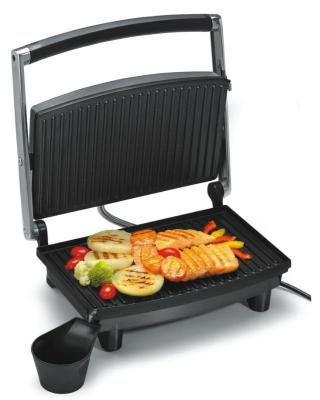 China Removable Oil Collector Sandwich Press Panini Grill for sale