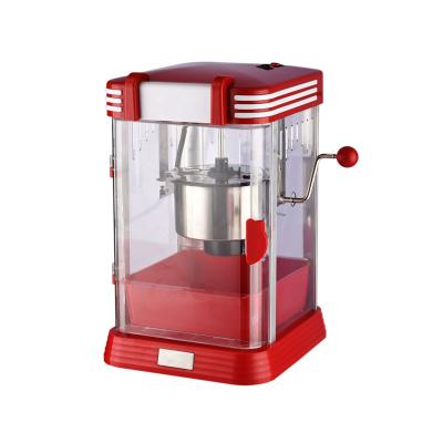 China Outdoor Series CE Approval Retro Kettle Popcorn Maker Machine With Popcorn Tray For Party Use for sale