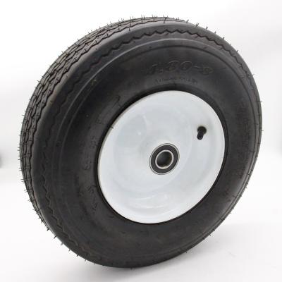 China Trailer Rigid Rubber Wheel Pneumatic Wheel 4.80*8 Wheel 16inch for sale