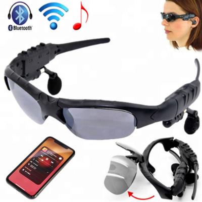 China New Smart Mp3 Sunglasses Bluetooth Earphone Glasses Driving Glasses Stereo Headset Portable Bluetooth Sunglasses for sale