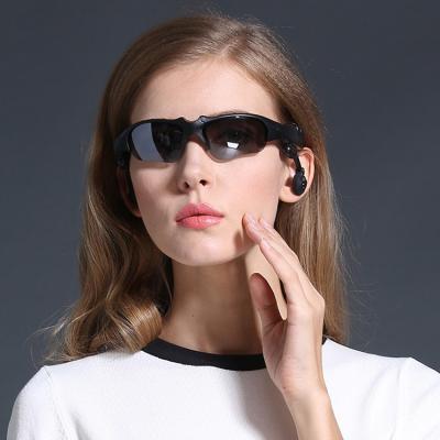 China Fashion Smart Bluetooth Sunglasses Polarized Glass BT Earphone Microphone Portable Sports Sunglasses for sale