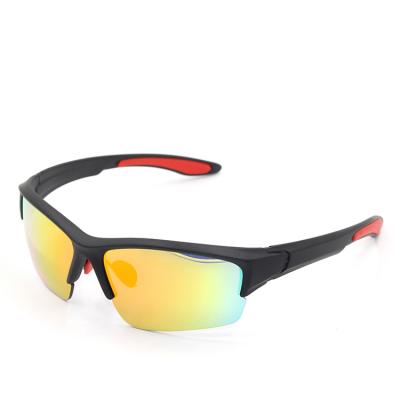 China Amazon Success Anti Uv400 Square Glass Frame Outdoor Sport OEM Tr90 Ultralight Sport Sunglasses UV400 for sale