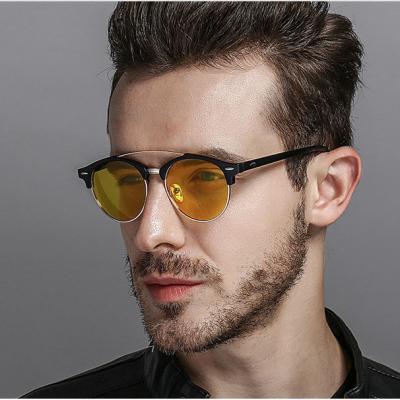 China Tac Polarized Uv 400Protection Sunglasses 2020 Fashion Branded Sun Glassses Wholesale Plastic Men Shape Sunglasses for sale