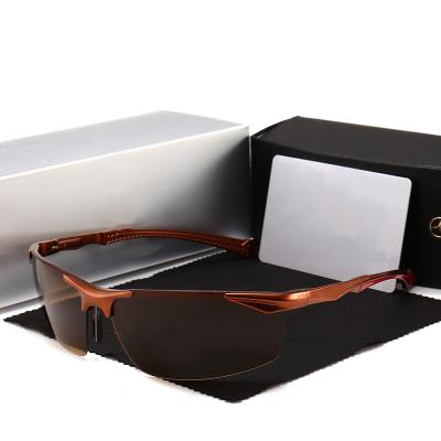 China Fashion Sunglasses Rimless Sunglasses Colored Sunglasses For Men Polarized Sunglasses Men for sale