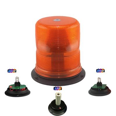 China Two Flash Factory Price DC12-48V Amber Xenon Spiral Safety Strobe Metal Base Emergency Light Warning Flasher Beacon and Four Traffic Flash Te koop