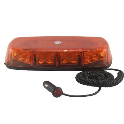 China Super Bright Security Led Strobe Lightbar , Roof Top 10 Functions DC12-36V 10 Car Amber Led Mini Flash Light Bar For Truck for sale