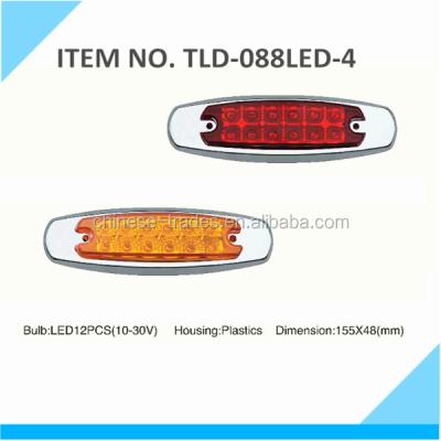 Cina STROBOSCOPE 12PCS LED 10-30V Truck Side Light Trailer Side Beacon Stop Light For Truck Use in vendita