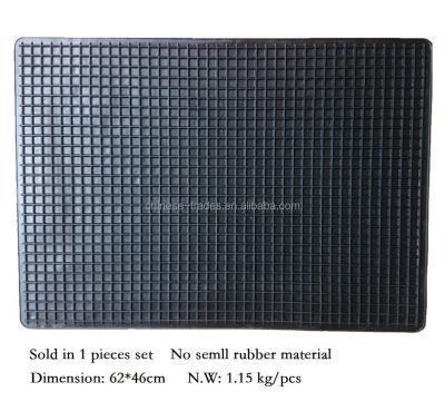 China High Quality Rubber No Single Mats Rubber Flooring With Non Skid Smell Car Design for sale