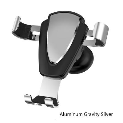 중국 Universal Type TOP LEAD Noble Aluminum Gravity Auto Phone Holder Car Accessories Air Mouth Universal Mobile Phone Navigation Support Bracket 판매용