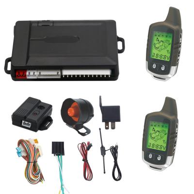 China Keyless Entry Best Quality Two Way Car Alarm With Engine Starter en venta