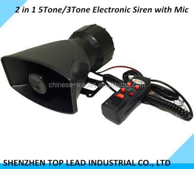 China AUTO 5 Tones Siren with Microphone en venta