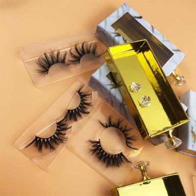 China Custom Wholesale 25-30 Brand 25mm Mink Fur Eyelashes Set 3d Mink False Eye Lashes Own Eyelash Packaging New Design Periods for sale