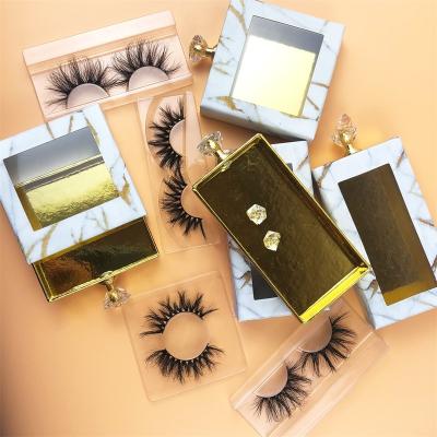 China 25-30 Times Luxury Custom Boxes Wholesale 3d Mink Eyelashes Premium , Wholesale Mink Fur Lashes Private Label 3D Mink Eyelashes for sale