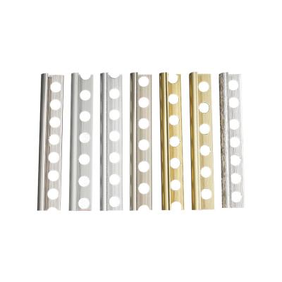 China Manufacturer Aluminum Trim Supplier Customized Construction Contemporary Tile Corner Profile Decoration for sale