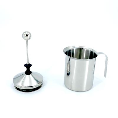 China Sustainable Manual Operated Milk Froth Maker For Cappuccino Coffee Latte Hot Chocolate for sale