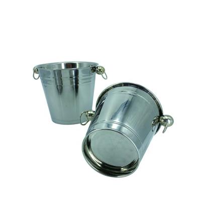 China Sustainable Stainless Steel Champagne Bucket Ice Bucket For Bar Hotel Party for sale