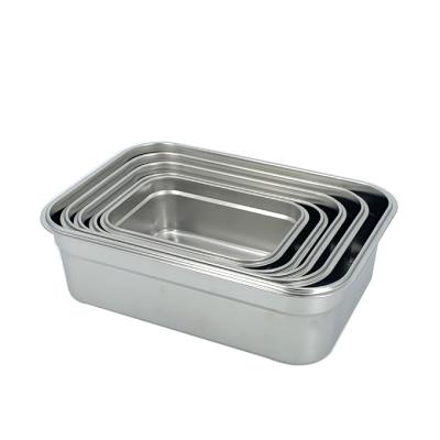 China Freshness preservation the new stainless steel cover fresh fruit storage box is portable for sale