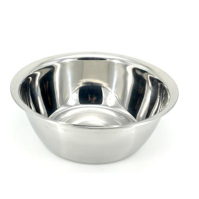 China Sustainable Eco - Friendly Stainless Steel Stacking Kitchen Mixing Bowls Stainless Steel Basin for sale