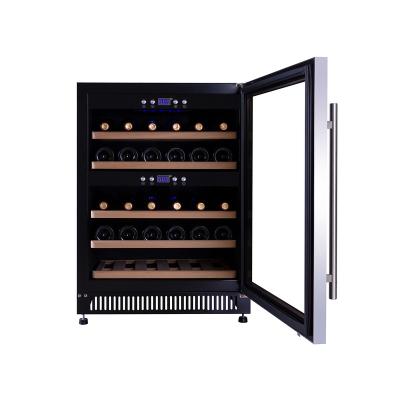 China Electric Wine Cabinet 40 Bottles OEM Factory Wine Fridge Built In Wine Fridge Undercounter Wine Cooler for sale