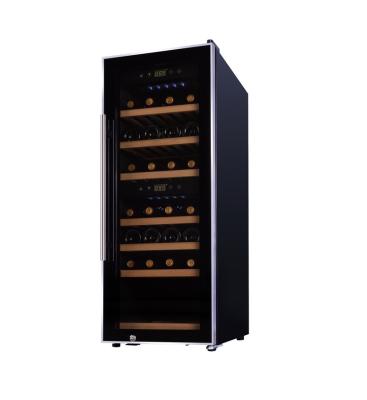 China Hotel China OEM Wine Manufacture Modern Wine Storage Corner Cooler Wine Fridge for sale