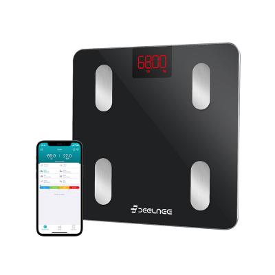 China Smart Weight For Best Body Bathroom Scale BMI Smart Digital Scale With APP for sale