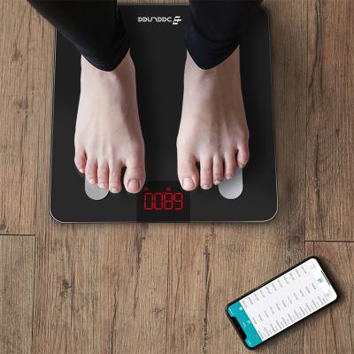 China Smart Weight For Health Black And White Body Smart Shared Digital Electronic Scale Scale for sale