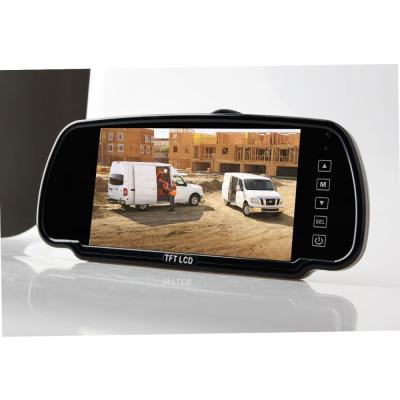 China RGB 7 Inch Mirror Car LCD Monitor TFT LCD Monitor For Car Cargo Rear View Monitor High Brightness 10-36V for sale