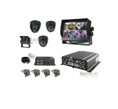 China Waterproof School Bus 4Chs CCTV MDVR Camera Vision And Parking Sensor System for sale