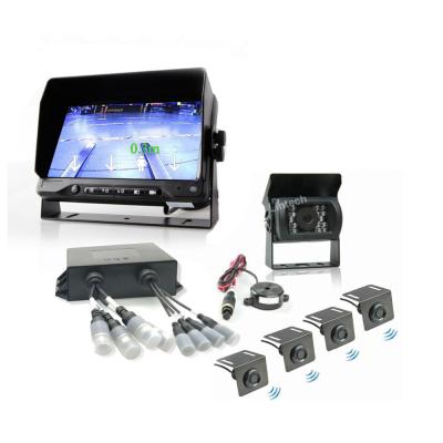 China Waterproof Forklift Safety System With Rear Camera And 7 Inch Monitor Truck Parking Sensor System for sale