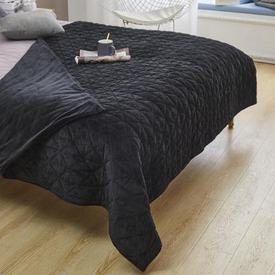 China Anti-static high-grade winter velvet duvet crystal cover, weighted blanket, thickened warmth and skin-friendly duvet cover for sale