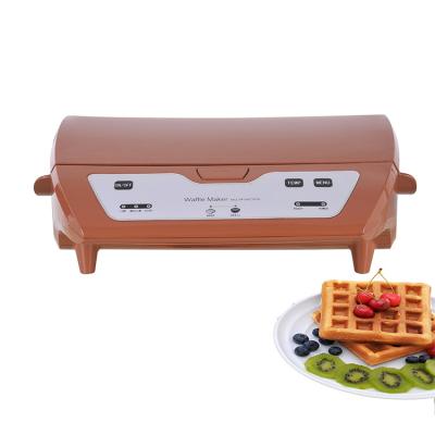 China Mini Waffle Maker Electric For Breakfast Adjustable Hot Sale Thermostat Heating Easy Clean Electric Quick Person for sale