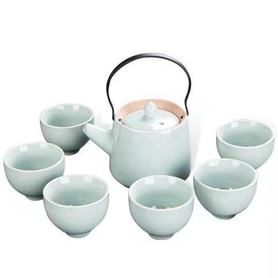 China Viable High Quality Tea Cup Set Traditional Chinese Tea Cup Set 6 Tea Cups Set for sale