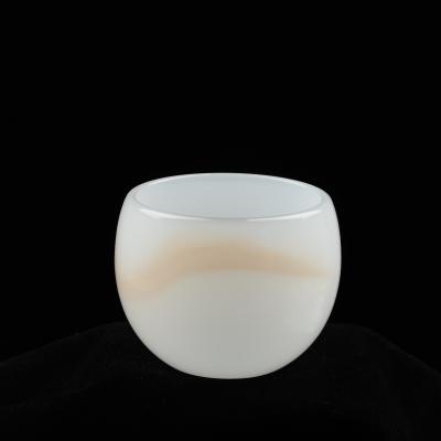 China Viable Ceramic Jade Colored Porcelain Cup Egg Cup Single Wall Glass Coffee for sale