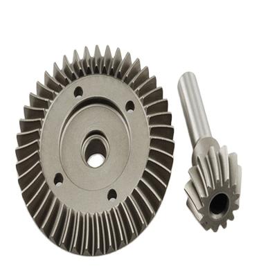 China Custom Aluminum Precision Brass Plastic CNC Machined Steel Bevel Gear And Pinion For Power Industry for sale