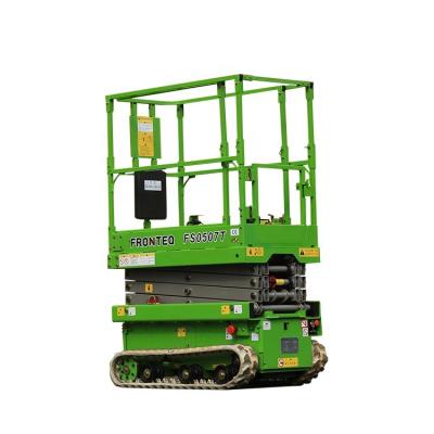 China FRONTEQ Hotels Scissor Lift FS0507T 6.6m Height Electric Drive Aerial Work Platform for sale