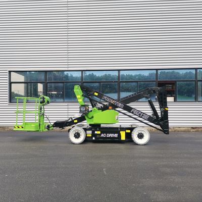 China FRONTEQ Hotels Boom Lift FBZ12E 13.5m Height Electric Drive Aerial Work Platform for sale