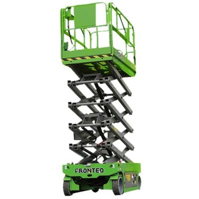 China FRONTEQ Hotels Scissor Lift FS0612 8.1m Height Hydraulic Drive Aerial Work Platform for sale