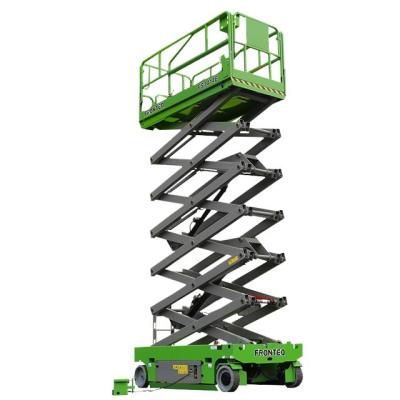 China FRONTEQ Hotels Scissor Lift FS1414E 15.8m Height Hydraulic Drive Aerial Work Platform for sale