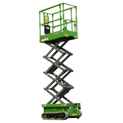 China Crawler Type Aerial Work Hotels FRONTEQ Scissor Lift FS0507T 6.6m Height Platform for sale