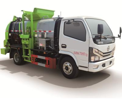 China Cheap price of DongFeng Duolika waste transport 7 tons of new kitchen diesel garbage truck XSZ5070TCAE6 for sale