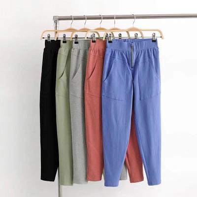 China Wholesale Women Outdoor Sport Casual Running Closed Pants Anti-Static With Pocket for sale