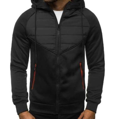 China OEM Winter Zipper-Up Hooded Coat Cotton Polyester Tech Man Fleece Hoodies Breathable Custom Jackets For Men for sale