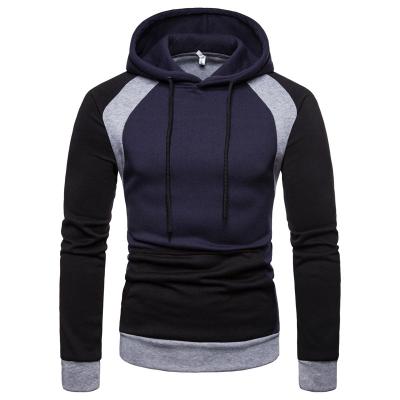 China Wholesale High Quality Breathable Sports Men Running Color Matching Sweatshirt Hoodie for sale