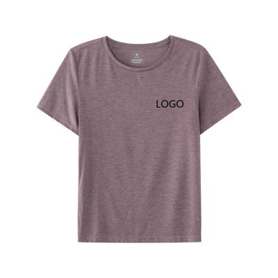 China 2021 Most Popular Fashion Girls Breathable T Shirt Recycle Fabric Environmental Women T Shirts for sale