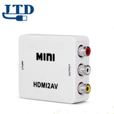 China Manufacturers selling mini hdmi to av switcher hdmi to av video converter HDMI2AV JTD-007 for sale