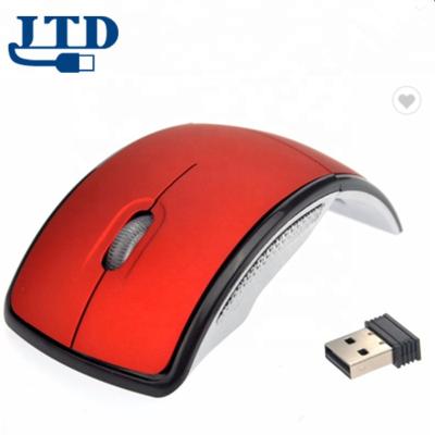 China Mini Fashion Foldable 2.4GHz Wireless Mouse For PC Computer Mouse Foldable Folding Mouse for sale