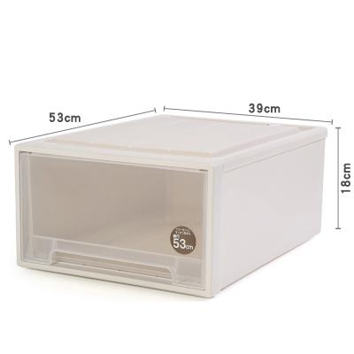 China Multifunctional clear plastic drawer stocked WOKA bedroom storage for sale