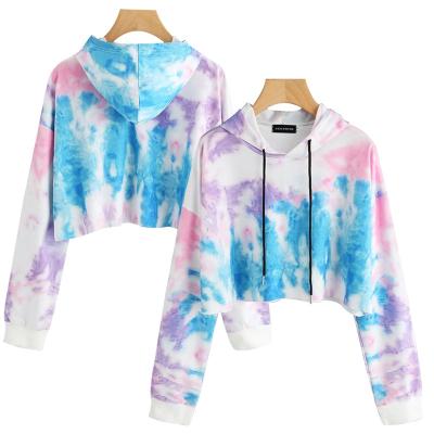 China Anti-Wrinkle 2020 Winter Women Upper Happy Link Dye Culture Letter Print Sweatshirt Tops Fashion Long Sleeve Hoodies for sale