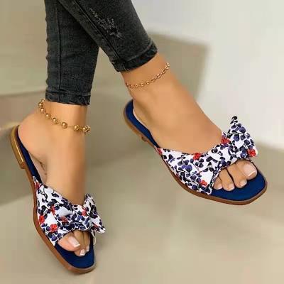 China 2022 summer new fashion trend women's shoes flat sandals shape street outdoor shoes for sale