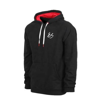 China Private Custom Long Anti-pilling Snowboard Cotton Fleece Black Hoodies for sale